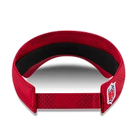 Men's New Era  Scarlet San Francisco 49ers 2024 Sideline Visor