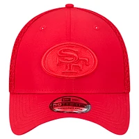 Men's New Era Scarlet San Francisco 49ers Active Team Tone 39THIRTY Flex Hat