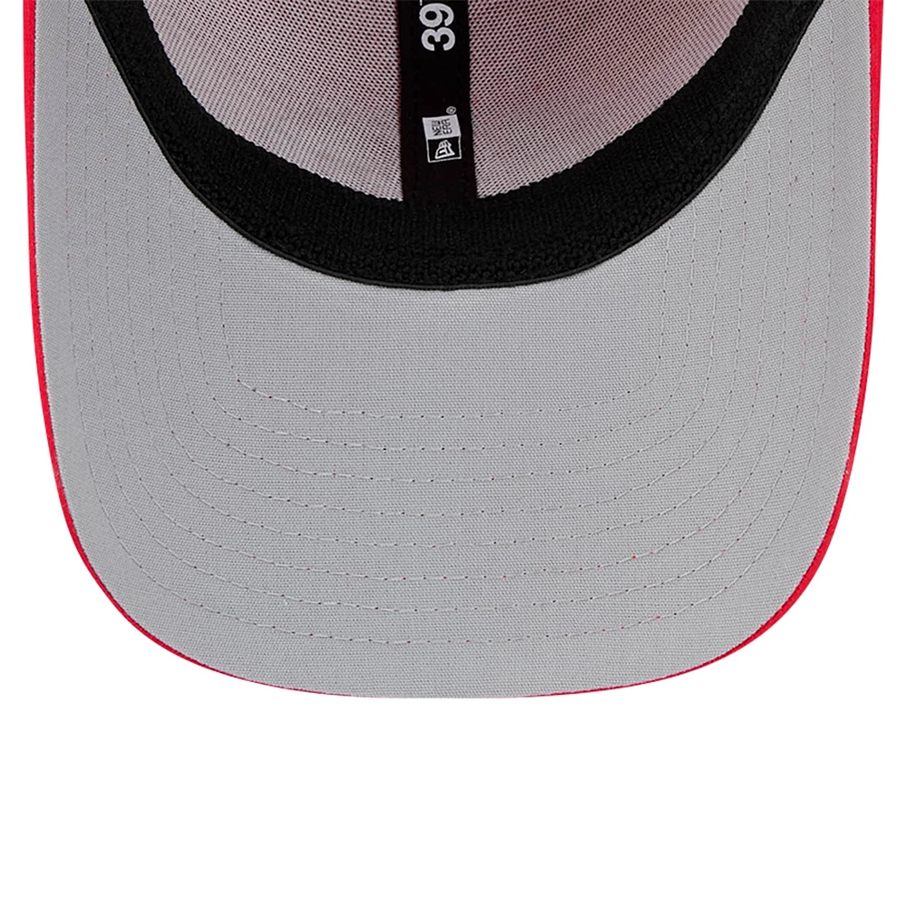 Men's New Era Scarlet San Francisco 49ers Active Team Tone 39THIRTY Flex Hat