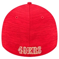 Men's New Era Scarlet San Francisco 49ers  Active Tech 39THIRTY Flex Hat