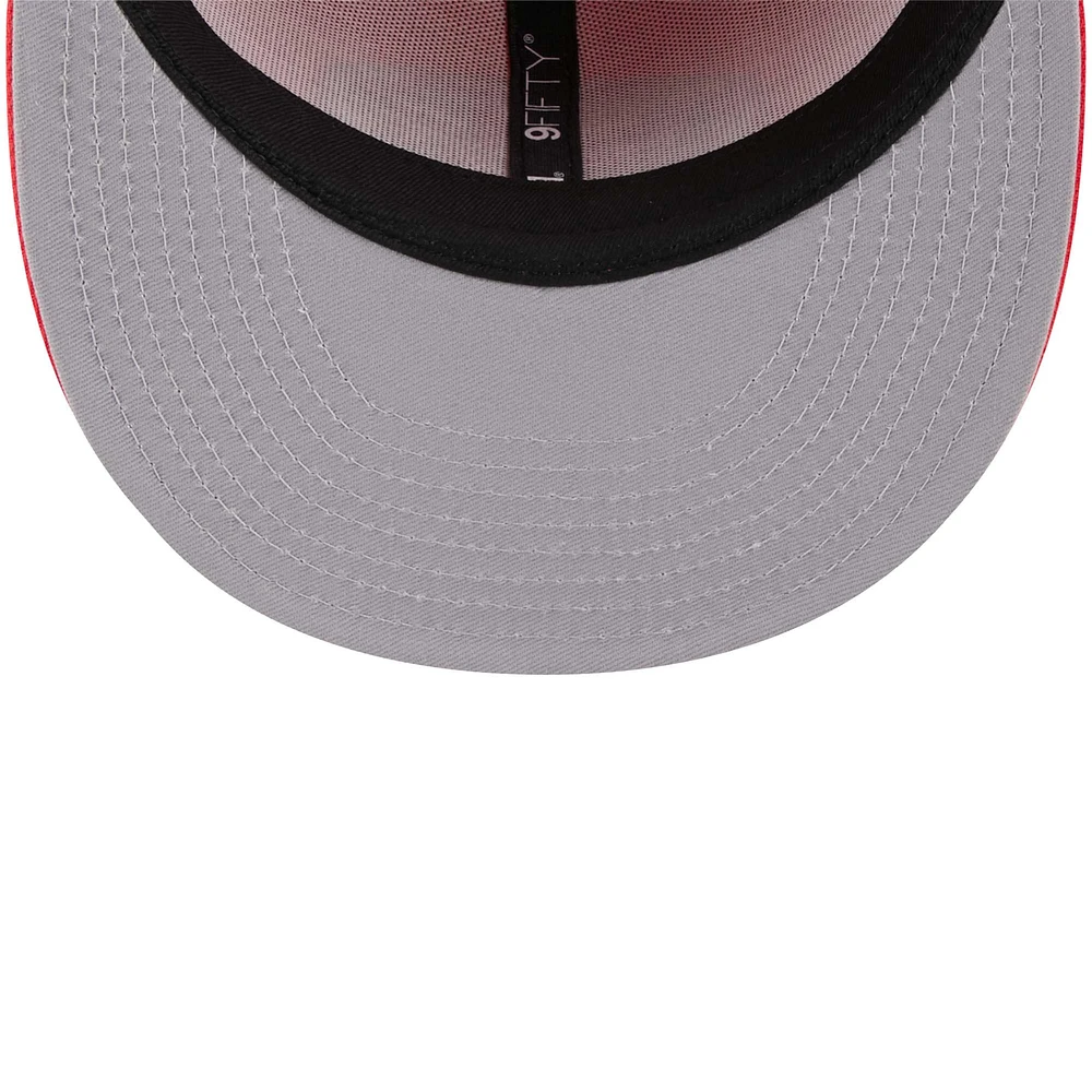 Men's New Era Scarlet San Francisco 49ers Color Pack Brights 9FIFTY Snapback Hat