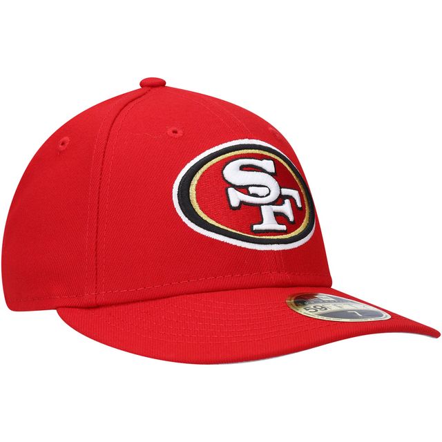 New Era Scarlet San Francisco 49ers Omaha Low Profile 59FIFTY Casquette ajustée pour homme
