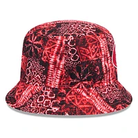 Men's New Era Scarlet San Francisco 49ers Shibori Bucket Hat