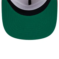 Men's New Era Stone/Scarlet San Francisco 49ers Athletic Golfer Snapback Hat