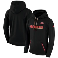 Men's Nike Black San Francisco 49ers Sideline Player Performance Pullover Hoodie