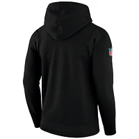 Men's Nike Black San Francisco 49ers Sideline Player Performance Pullover Hoodie