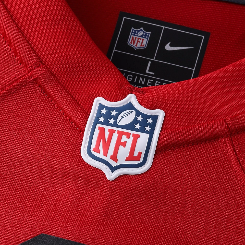 Men's Nike Christian McCaffrey Scarlet San Francisco 49ers Alternate Game Player Jersey