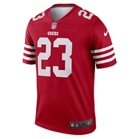 Men's Nike Christian McCaffrey Scarlet San Francisco 49ers Team Legend Jersey
