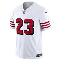 Men's Nike Christian McCaffrey White San Francisco 49ers Vapor F.U.S.E. Limited 2nd Alternate Jersey