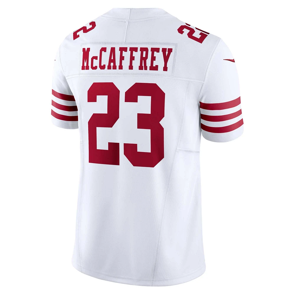 Men's Nike Christian McCaffrey White San Francisco 49ers Vapor F.U.S.E. Limited Jersey