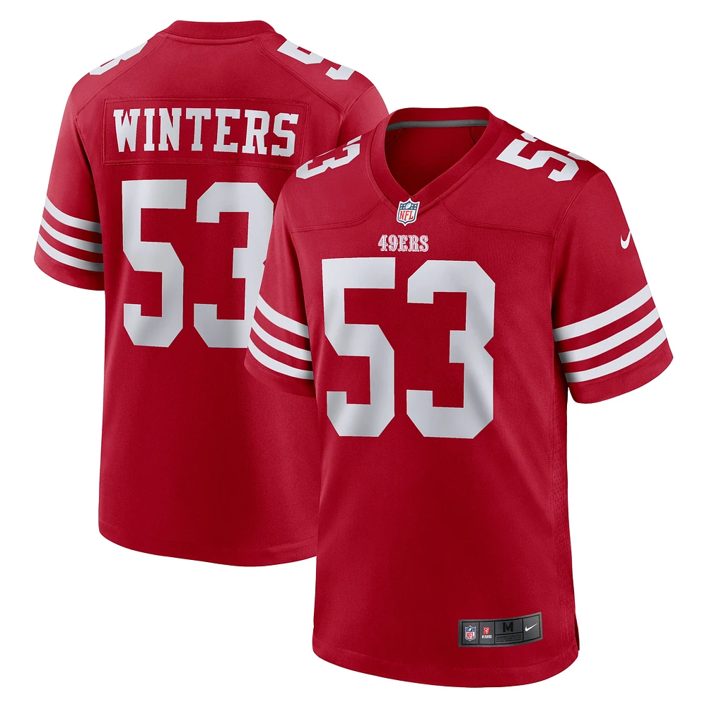 Maillot Nike Dee Winters Scarlet San Francisco 49ers Team Game pour Homme