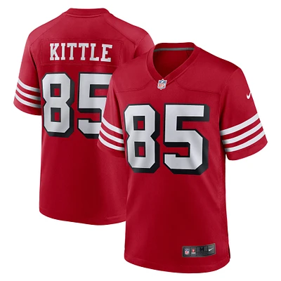 Nike George Kittle Scarlet San Francisco 49ers Alternate pour homme - Maillot de match