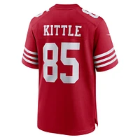 Men's Nike George Kittle Scarlet San Francisco 49ers Player Game Jersey