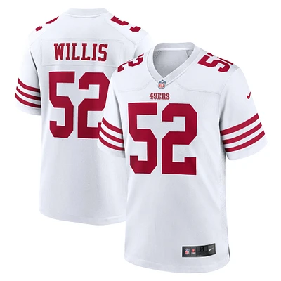Maillot de match joueur retraité Nike Patrick Willis des San Francisco 49ers pour homme, blanc