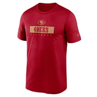 Men's Nike Scarlet San Francisco 49ers Sideline Legend Performance T-Shirt