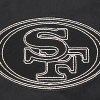 Men's Pro Standard Black San Francisco 49ers Paint The City Twill Full-Zip Jacket