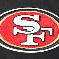 Men's Pro Standard Black San Francisco 49ers Paint The City Twill Full-Zip Jacket