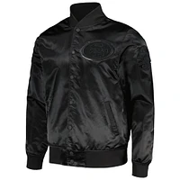 Veste noire Pro Standard Christian McCaffrey pour hommes des San Francisco 49ers Player Full-Snap