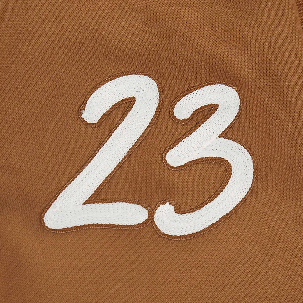 Men's Pro Standard Christian McCaffrey Brown San Francisco 49ers Pullover Crewneck Sweatshirt