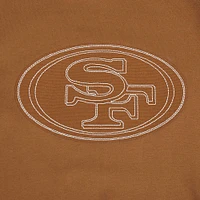 Men's Pro Standard Christian McCaffrey Brown San Francisco 49ers Pullover Crewneck Sweatshirt
