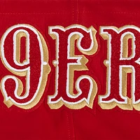 Men's Pro Standard  Scarlet San Francisco 49ers Split Logo Double Knit Full-Zip Hoodie