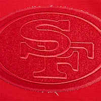 Men's Pro Standard Scarlet San Francisco 49ers Triple Tonal Full-Zip Hoodie
