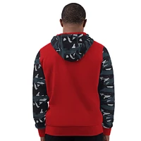 Men's Starter Scarlet San Francisco 49ers Thursday Night Gridiron Full-Zip Hoodie