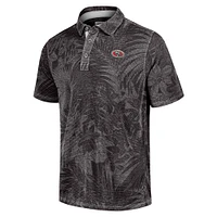 Men's Tommy Bahama  Black San Francisco 49ers Sport Santiago Paradise Polo