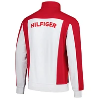 Men's Tommy Hilfiger White/Scarlet San Francisco 49ers Nolan Full-Zip Track Jacket