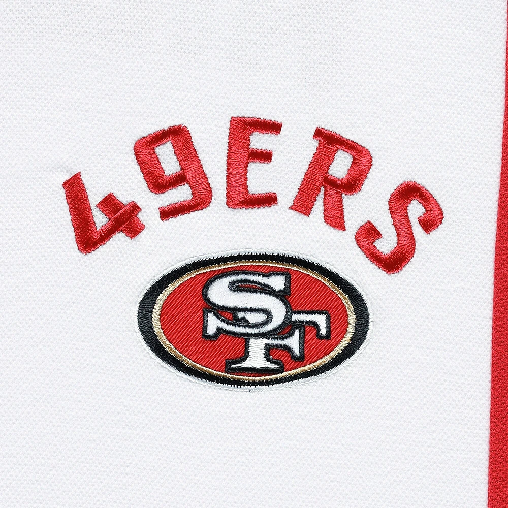 Men's Tommy Hilfiger White/Scarlet San Francisco 49ers Nolan Full-Zip Track Jacket