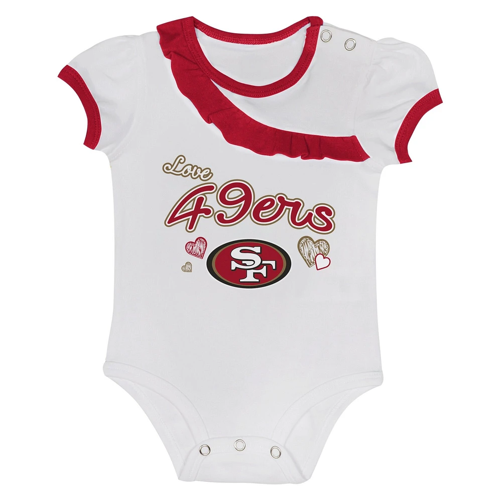 Newborn & Infant San Francisco 49ers Love My Team Bodysuit Skirt Set