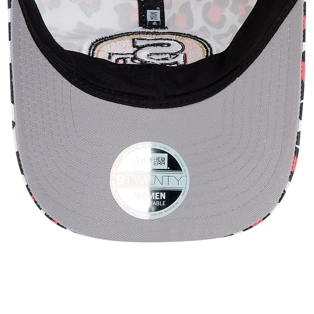 Preschool New Era White San Francisco 49ers Active Leopard 9TWENTY Adjustable Hat