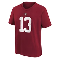 Preschool Nike Brock Purdy Scarlet San Francisco 49ers Player Name & Number T-Shirt
