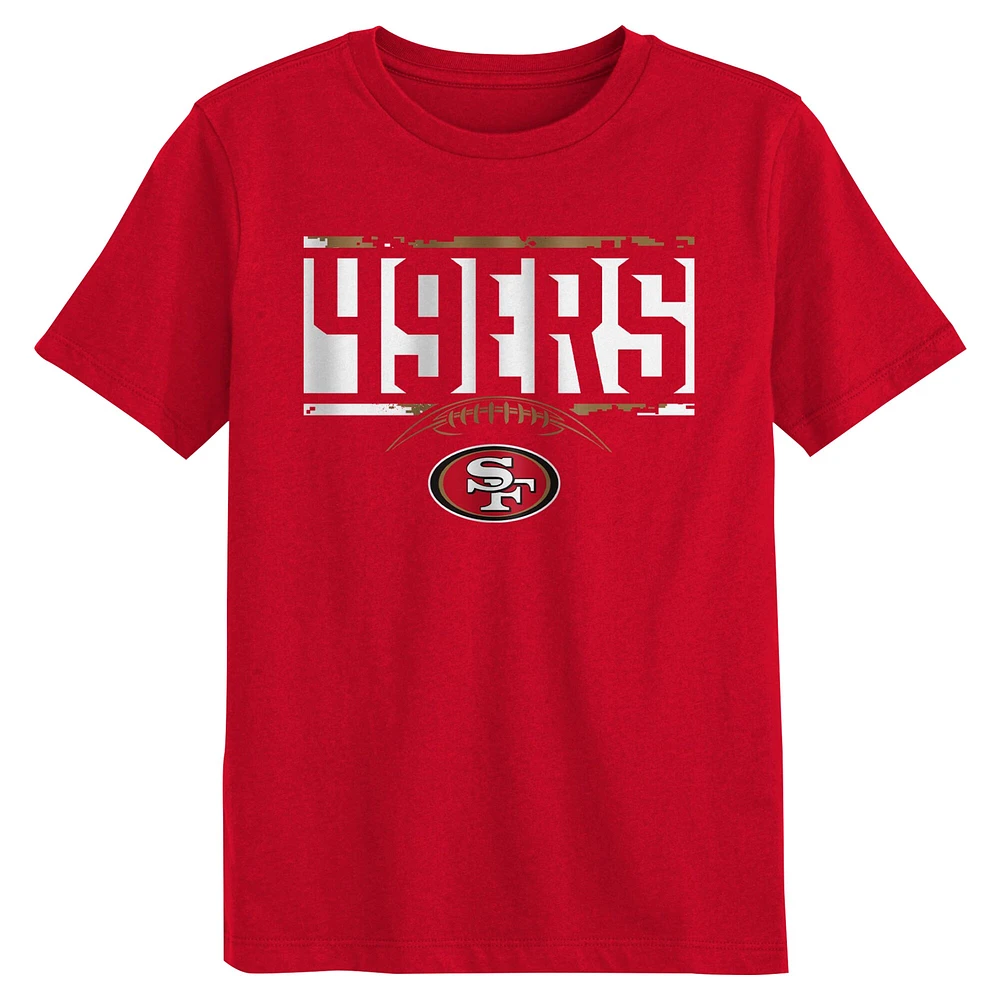 T-shirt préscolaire Scarlet San Francisco 49ers The Blitz