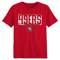 T-shirt préscolaire Scarlet San Francisco 49ers The Blitz