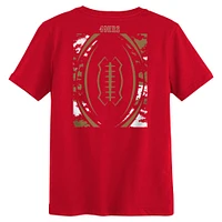 T-shirt préscolaire Scarlet San Francisco 49ers The Blitz