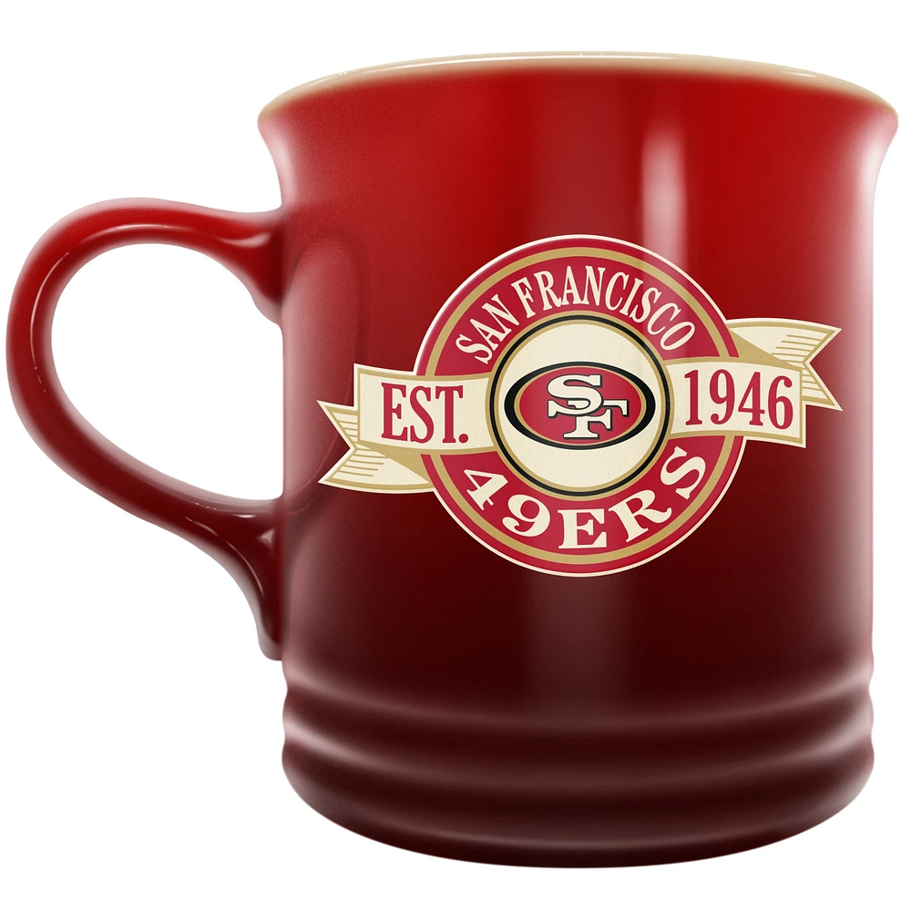 Le Sports Vault San Francisco 49ers 14 oz. Tasse en grès