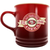 Le Sports Vault San Francisco 49ers 14 oz. Tasse en grès