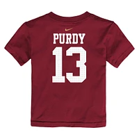 Toddler Nike Brock Purdy Scarlet San Francisco 49ers Player Name & Number T-Shirt