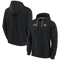 Unisex Fanatics Black San Francisco 49ers Elements Super Soft Fleece Pullover Hoodie