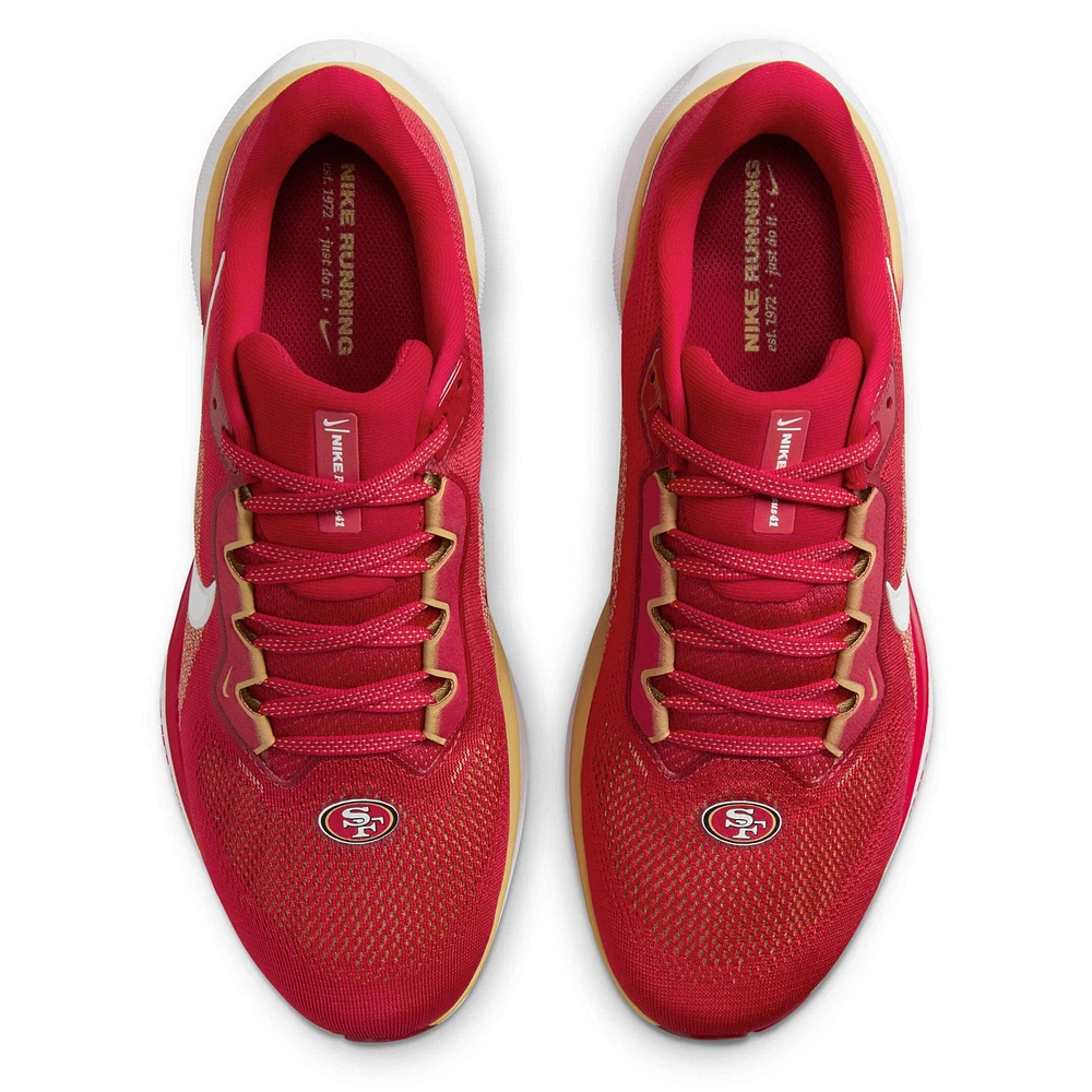 Unisex Nike Red San Francisco 49ers Zoom Pegasus 41 Running Shoes