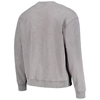Unisex The Wild Collective Gray San Francisco 49ers Distressed Pullover Sweatshirt