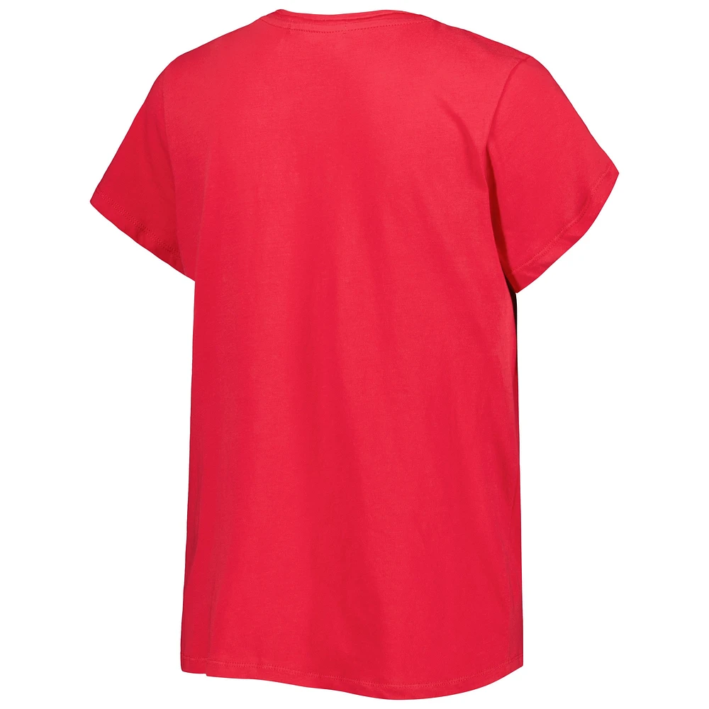 Women's '47 Scarlet San Francisco 49ers Treasure Frankie T-Shirt
