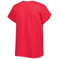 Women's '47 Scarlet San Francisco 49ers Treasure Frankie T-Shirt