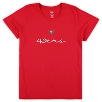 Women's Concepts Sport San Francisco 49ers Plus Script T-Shirt & Pants Sleep Set