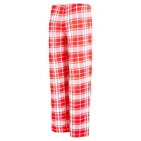Women's Concepts Sport Scarlet San Francisco 49ers Ashford Plaid Knit Pants
