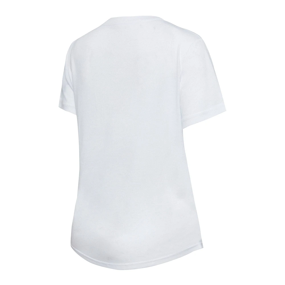 Women's Concepts Sport White/Charcoal San Francisco 49ers Sonata Short Sleeve Top & Leggings Set