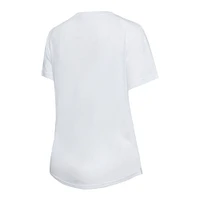 Women's Concepts Sport White/Charcoal San Francisco 49ers Sonata Short Sleeve Top & Leggings Set