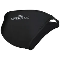 Women's G-III 4Her by Carl Banks Black San Francisco 49ers Hall of Fame Bikini Bottom