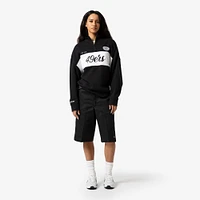 Women's Mitchell & Ness Black San Francisco 49ers Quarter-Zip Jacket